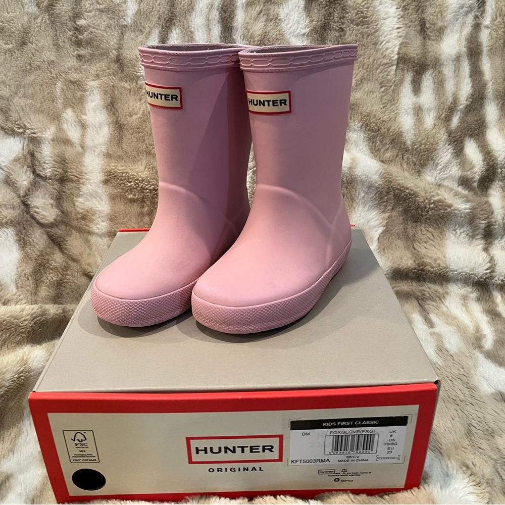 Hunter Boots Kids First Classic UK 6 US 7/8